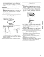 Предварительный просмотр 9 страницы Sears Kenmore wash motion Use & Care Manual