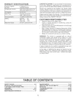 Предварительный просмотр 4 страницы Sears lgt2654 Operators Manual & Parts Lists