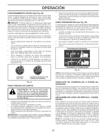 Предварительный просмотр 47 страницы Sears lgt2654 Operators Manual & Parts Lists