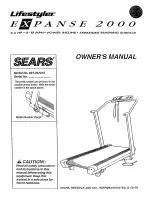 Sears Lifestyler EXPANSE 2000 Owner'S Manual preview