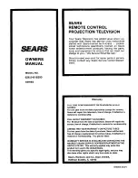 Preview for 48 page of Sears LXI 626.54618390 Series Owner'S Manual