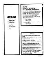 Предварительный просмотр 28 страницы Sears LXI 626.54908590 Series Owner'S Manual