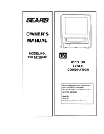 Preview for 1 page of Sears LXI 934.44725590 Owner'S Manual