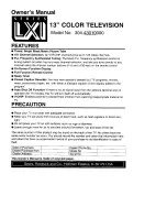 Sears LXI series 304.43010000 Owner'S Manual preview