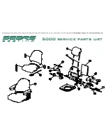 Предварительный просмотр 2 страницы Sears Seat Top 5000 Service Parts List