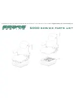 Предварительный просмотр 6 страницы Sears Seat Top 5000 Service Parts List