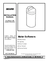 Sears STANDARD-FLOW-VALVE-SOFTENER-INSTALLATION Installation Manual предпросмотр