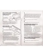 Предварительный просмотр 4 страницы Sears super video arcade Owner'S Manual