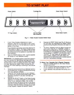 Preview for 5 page of Sears Telegames System Video Arcade 637.99743 Ownersmanual