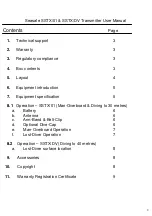 Preview for 2 page of Seasafe SSTX/01 User Manual