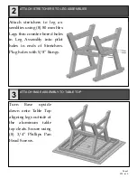 Предварительный просмотр 2 страницы Seaside Casual 44 SYM Table Assembly Instructions