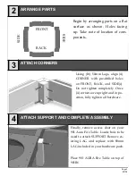 Preview for 2 page of Seaside Casual AURA 901R6 Assembly Instructions