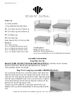 Preview for 1 page of Seaside Casual Cambridge Sectional Armless 002 Assembly Instructions