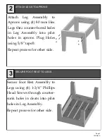 Preview for 2 page of Seaside Casual DEX Ottoman 146 Assembly Instructions