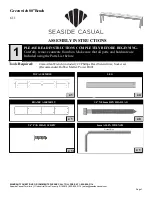 Seaside Casual Greenwich 611 Assembly Instructions preview