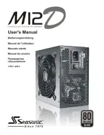 Preview for 1 page of Seasonic M12D-750 User Manual