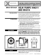 Предварительный просмотр 1 страницы Seastar Solutions HH4311 Installation Instructions