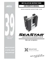 Seastar Solutions Seastar Jackplate Installation Instructions And Owner'S Manual preview