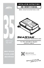 Seastar Solutions Seastar PROTAP Controller Installation Instructions And Owner'S Manual предпросмотр