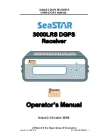 SeaSTAR 3000LRS Operator'S Manual preview