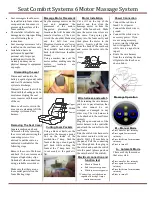 Preview for 2 page of Seat Comfort Systems SCS6MSS Quick Start Manual