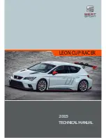 Seat 2015 LEON CUP RACER Technical Manual предпросмотр