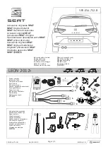 Seat 5F0.054.752.B Fitting Instructions Manual предпросмотр