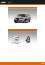 Предварительный просмотр 38 страницы Seat Ibiza 6L1 Replacement Manual