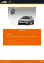 Предварительный просмотр 39 страницы Seat Ibiza 6L1 Replacement Manual