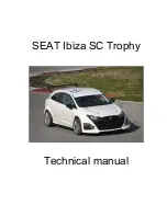 Seat Ibiza SC Trophy Technical Manual предпросмотр