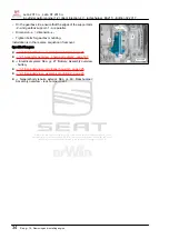 Preview for 40 page of Seat Leon 2013 Workshop Manual