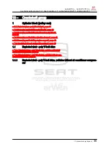 Preview for 41 page of Seat Leon 2013 Workshop Manual