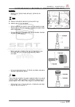 Предварительный просмотр 227 страницы Seat Leon 2013 Workshop Manual