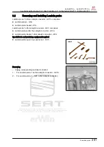 Предварительный просмотр 257 страницы Seat Leon 2013 Workshop Manual