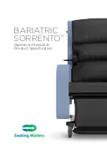 Предварительный просмотр 1 страницы Seating Matters BARIATRIC SORRENTO Operation Manual & Product Specification