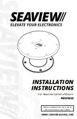 Preview for 1 page of SeaView PM5FM38 Installation Instructions Manual