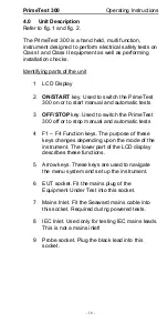 Предварительный просмотр 16 страницы SEAWARD Electronic Primetest 300 Operating Instructions Manual