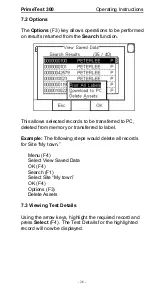 Предварительный просмотр 26 страницы SEAWARD Electronic Primetest 300 Operating Instructions Manual