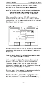 Предварительный просмотр 31 страницы SEAWARD Electronic Primetest 300 Operating Instructions Manual