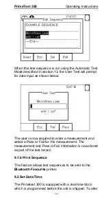 Предварительный просмотр 34 страницы SEAWARD Electronic Primetest 300 Operating Instructions Manual