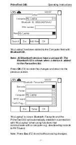 Предварительный просмотр 57 страницы SEAWARD Electronic Primetest 300 Operating Instructions Manual