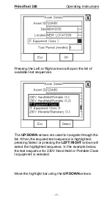 Предварительный просмотр 65 страницы SEAWARD Electronic Primetest 300 Operating Instructions Manual