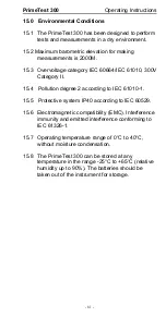 Предварительный просмотр 81 страницы SEAWARD Electronic Primetest 300 Operating Instructions Manual