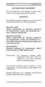 Preview for 5 page of Seaward 403A912 Operating Instructions Manual