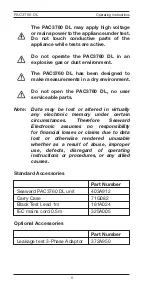 Preview for 8 page of Seaward 403A912 Operating Instructions Manual