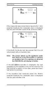 Preview for 13 page of Seaward 403A912 Operating Instructions Manual