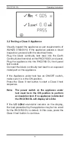 Preview for 16 page of Seaward 403A912 Operating Instructions Manual