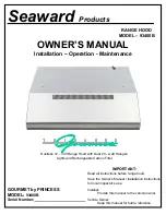 Seaward 93400B Owner'S Manual preview