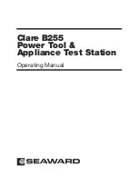 Seaward Clare B255 Operating Manual preview