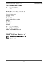 Предварительный просмотр 42 страницы Seaward CROPICO DO7010 Operating Instructions Manual